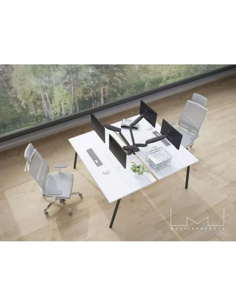 MULTIBRACKETS 3286 Multibrackets Soporte de sobremesa con resorte de gas Doble - 2 pantallas 15  - 30  VESA Max 100x100 MULTIB