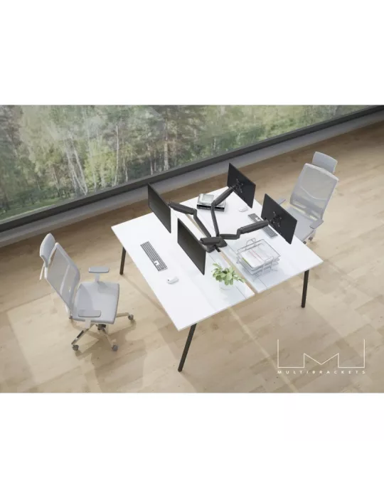 MULTIBRACKETS 3286 Table support Multibrackets Deskmount Gas Spring Dual - 2 screens 15  - 30  VESA Max 100x100 MULTIBRACKETS