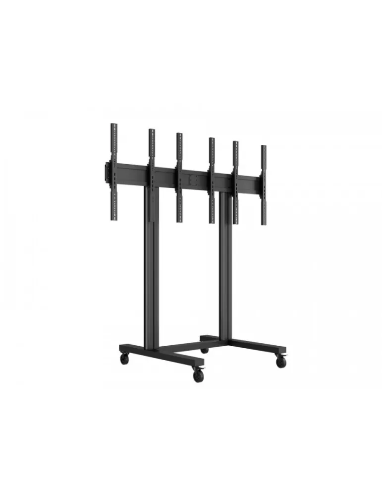 MULTIBRACKETS 1800 Mobiler Ständer Porträtmodus Multibrackets Public Video Wall Stand - 3 Bildschirme 40 -55  VESA Max 800x400
