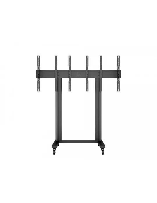 MULTIBRACKETS 1800 Support mobile mode portrait Multibrackets Public Video Wall Stand - 3 écrans 40"-55" VESA Max 800x400