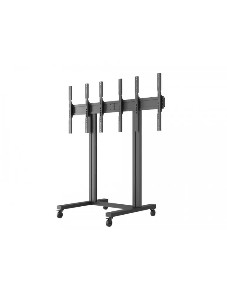 MULTIBRACKETS 1800 Support mobile mode portrait Multibrackets Public Video Wall Stand - 3 screens 40 -55  VESA Max 800x400 MUL