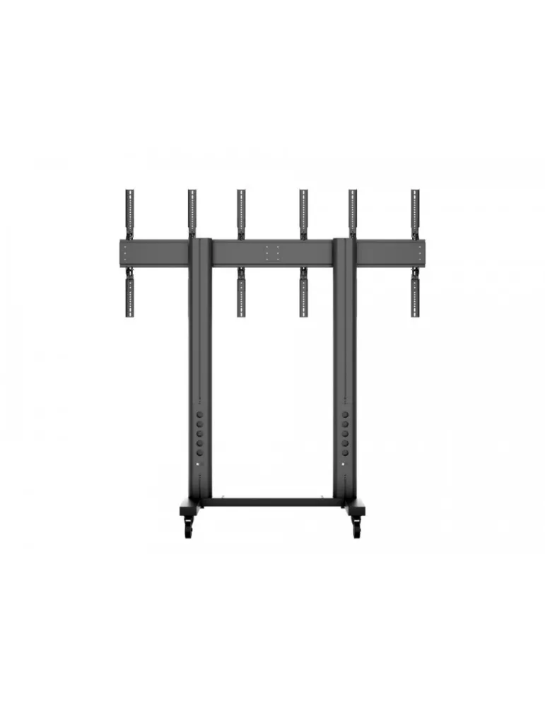 MULTIBRACKETS 1800 Mobiler Ständer Porträtmodus Multibrackets Public Video Wall Stand - 3 Bildschirme 40 -55  VESA Max 800x400