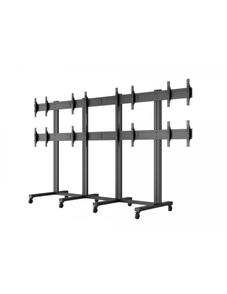 MULTIBRACKETS 1794 Support sol mobile Multibrackets Public Video Wall Stand - 8 écrans 40"-55" VESA Max 800x400