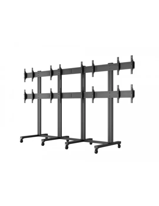 MULTIBRACKETS 1794 Mobiler Bodenständer Multibrackets Public Video Wall Stand - 8 Bildschirme 40 -55  VESA Max 800x400 MULTIBR
