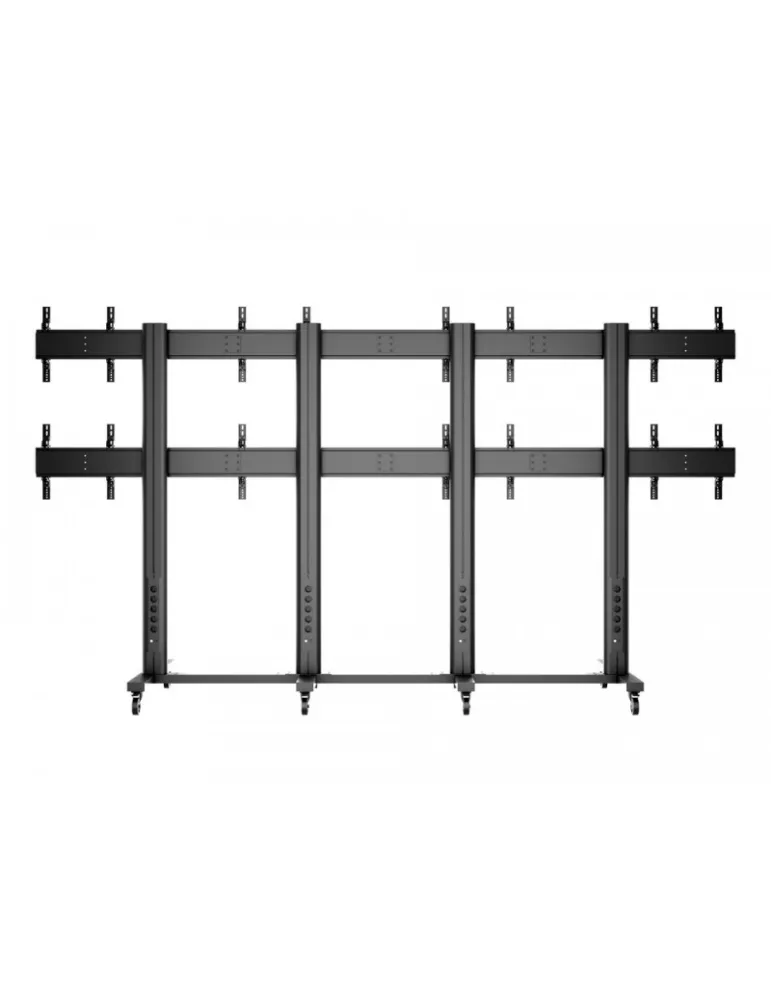 MULTIBRACKETS 1794 Soporte sol móvil Multibrackets Public Video Wall Stand - 8 pantallas 40 -55  VESA Max 800x400 MULTIBRACKET