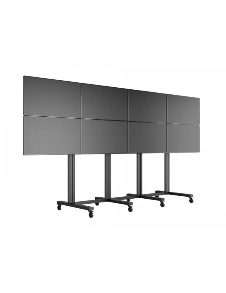 MULTIBRACKETS 1794 Support sol mobile Multibrackets Public Video Wall Stand - 8 screens 40 -55  VESA Max 800x400 MULTIBRACKETS