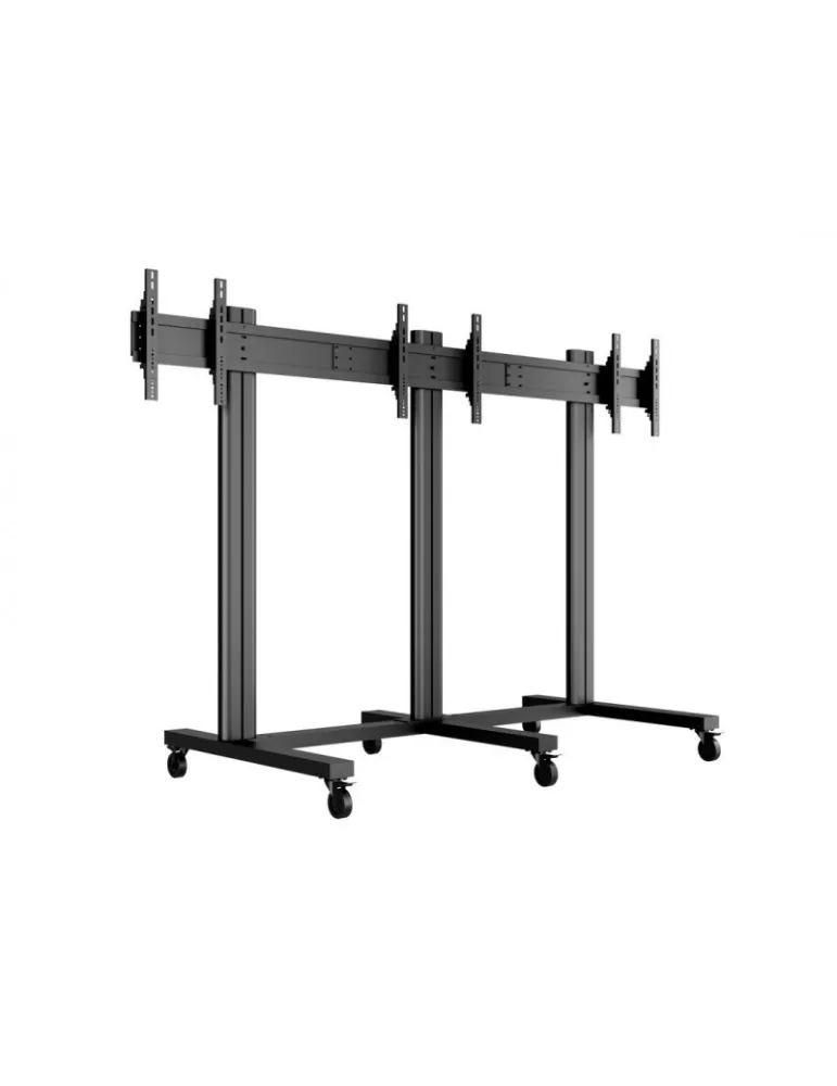 MULTIBRACKETS 9789 Mobiler Bodenständer Multibrackets Public Video Wall Stand - 2 bis 3 Bildschirme 40-75  VESA Max 800x400 MU