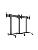 MULTIBRACKETS 9789 Support sol mobile Multibrackets Public Video Wall Stand - 2 to 3 screens 40-75  VESA Max 800x400 MULTIBRAC