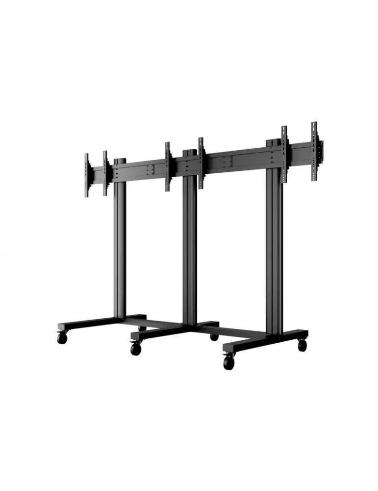 MULTIBRACKETS 9789 Support sol mobile Multibrackets Public Video Wall Stand - 2 à 3 écrans 40-75" VESA Max 800x400