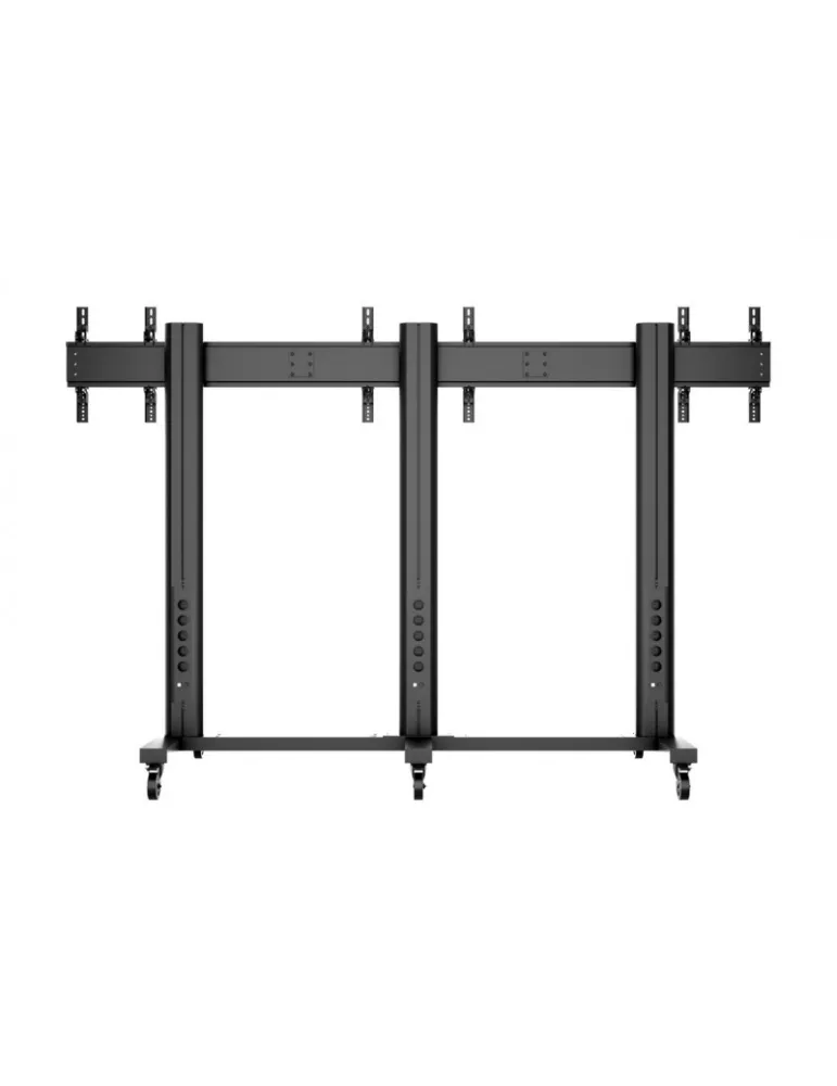 MULTIBRACKETS 9789 Support sol mobile Multibrackets Public Video Wall Stand - 2 à 3 écrans 40-75" VESA Max 800x400