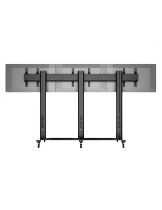 MULTIBRACKETS 9789 Support sol mobile Multibrackets Public Video Wall Stand - 2 à 3 écrans 40-75" VESA Max 800x400