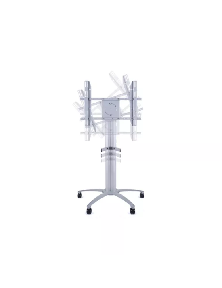 MULTIBRACKETS 5385 Schwenkbarer mobiler Ständer Multibrackets Public Display Stand 145 Single Silver - 46 -63 -Bildschirm VESA