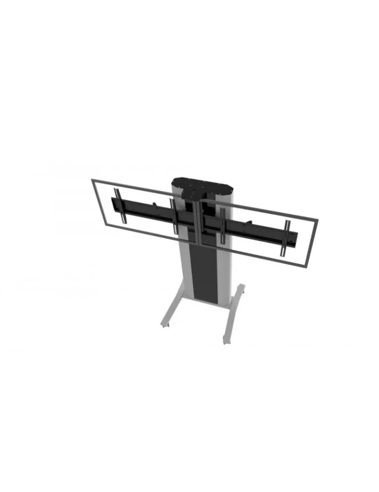 EDBAK VCTX255 Support visioconférence   pour 2x écrans 50''/57''