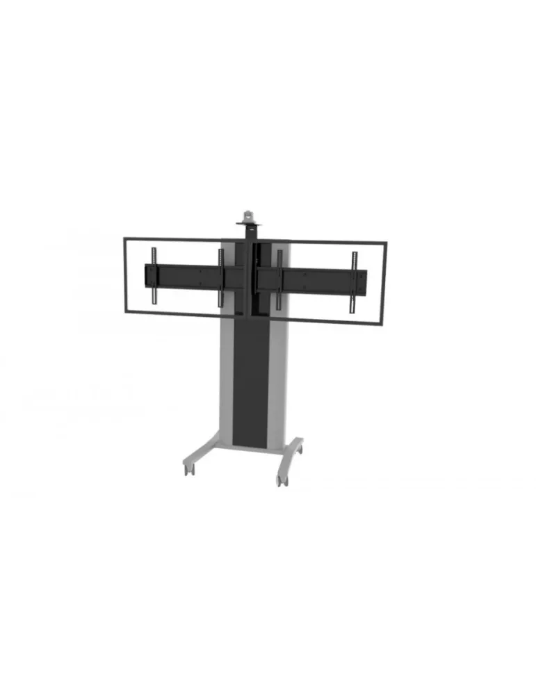 EDBAK VCTX255 Support visioconférence   pour 2x écrans 50''/57''
