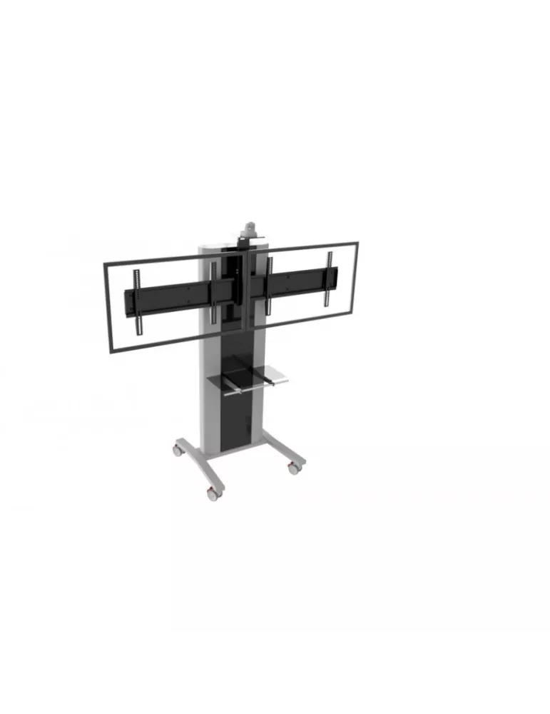 EDBAK VCTX255 Support visioconférence   pour 2x écrans 50''/57''