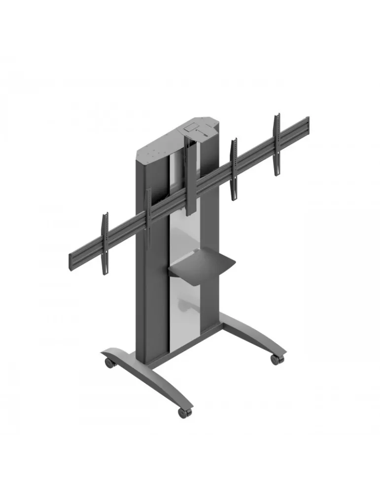 EDBAK VCTX255 Support visioconférence   pour 2x écrans 50''/57''