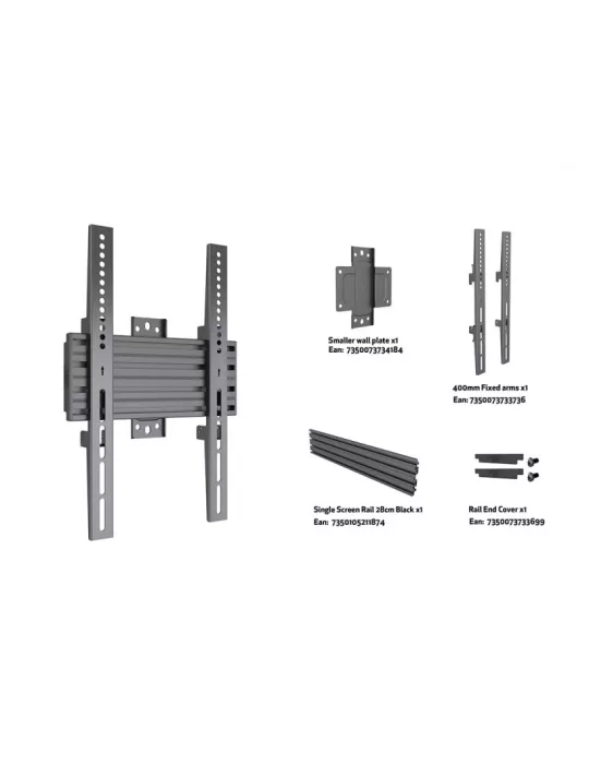 MULTIBRACKETS 5377 Support mural fixe Multibrackets Wallmount Pro MBW1UP - écran 40"-65" VESA Max 200x400