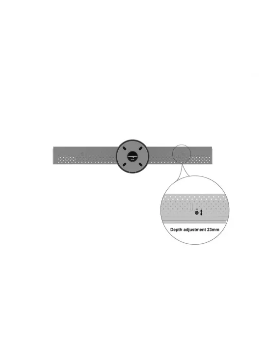 MULTIBRACKETS 5711 Support sol plafond avec caisson Multibrackets Enclosure 65" Floor to Ceiling Medium Noir - écran 65" VESA M