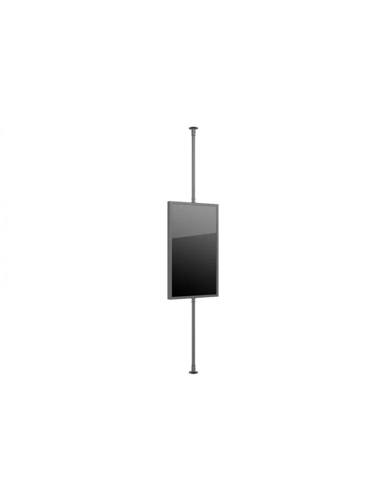 MULTIBRACKETS 5711 Support sol plafond avec caisson Multibrackets Enclosure 65" Floor to Ceiling Medium Noir - écran 65" VESA M