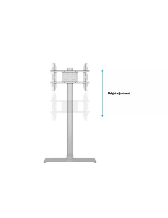 MULTIBRACKETS 2418 Support sol Multibrackets Display Stand 180 Single Silver w. Floorbase Ref  MULTIBRACKETS MUL2418 | MusicGo