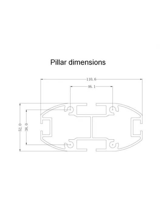 MULTIBRACKETS 2418 Support sol Multibrackets Display Stand 180 Single Silver w. Floorbase Ref: