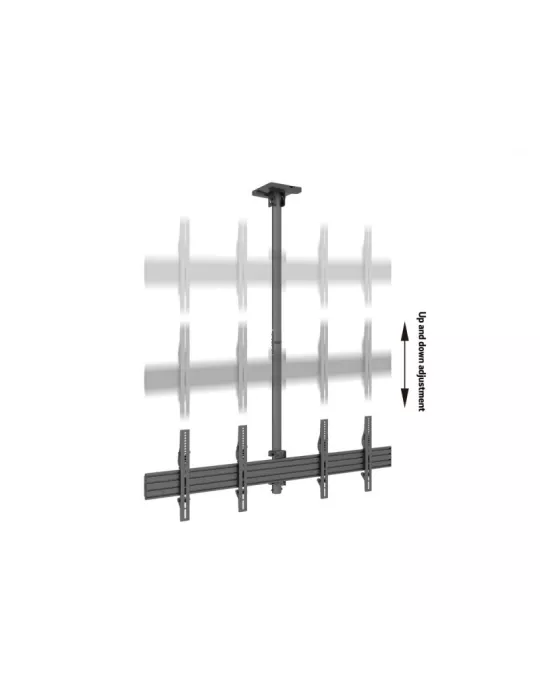MULTIBRACKETS 3460 Deckenhalterung Multibrackets MBC2X1U Ceiling Mount Pro - 2 Monitore 40 -65  VESA Max 600x400 MULTIBRACKETS