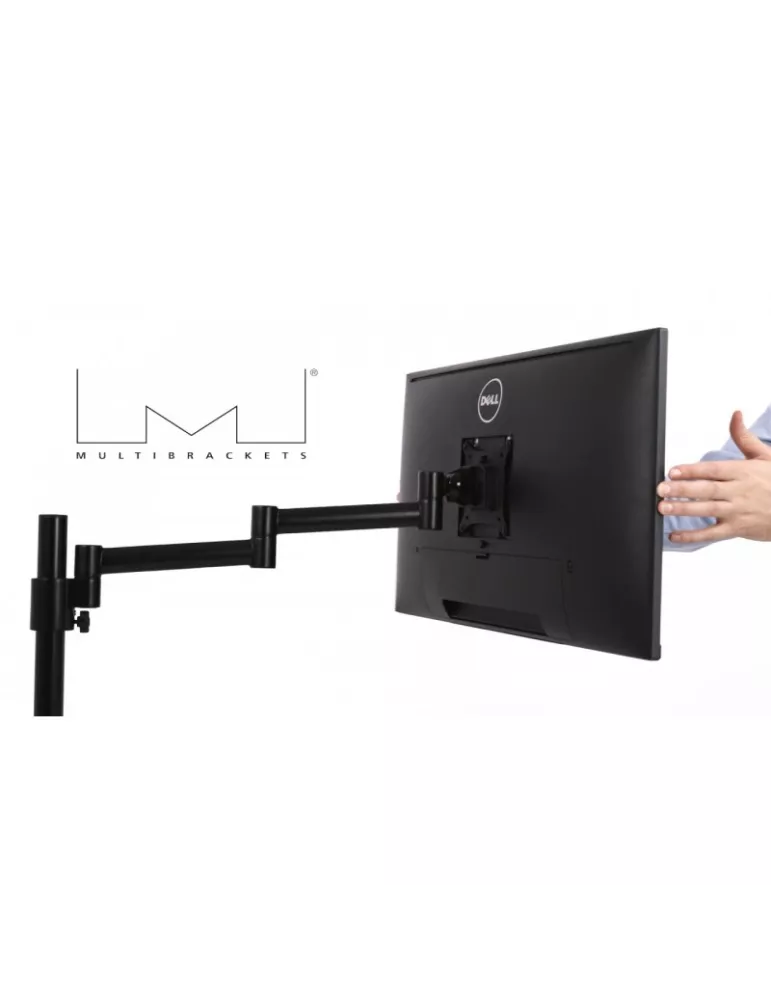 MULTIBRACKETS 5846 Multibrackets rotating table stand Deskmount Officeline Single II Black - 15  -30  screen Vesa Max 100x100