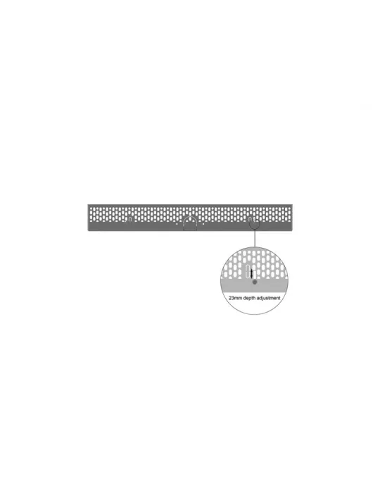 MULTIBRACKETS 6121 Frame for 55  monitor Multibrackets Enclosure 55  High Brightness Wall Medium Black - 55  screen VESA Max 6