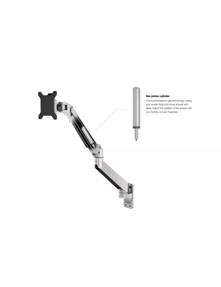 MULTIBRACKETS 1027 Support de table Multibrackets Gas Lift Arm Wall Single pour écran 15 - 32  Charge 10Kg Vesa Max 100x100 MU