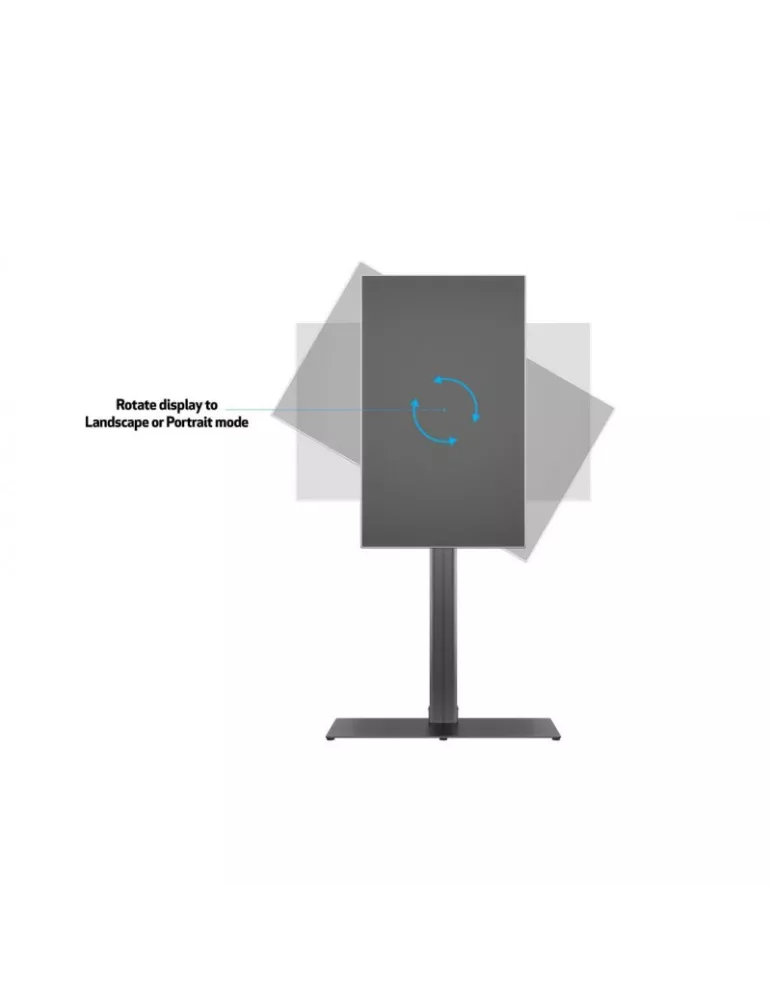 MULTIBRACKETS 7260 Soporte sol inclinable Multibrackets Public Display Stand 180 HD Simple Noir Floorbase - écran 55 -80  VESA