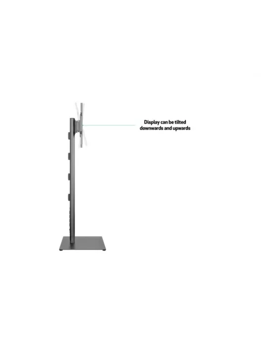 MULTIBRACKETS 7260 Support sol inclinable Multibrackets Public Display Stand 180 HD Simple Noir Floorbase - écran 55"-80" VESA 