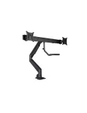MULTIBRACKETS 6355 Gelenkige Tischhalterung Multibrackets Gas Lift Arm w. Duo Crossbar - 2 Bildschirme von 15 -28  VESA Max 10