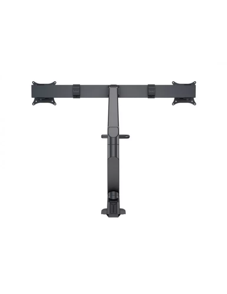 MULTIBRACKETS 6355 Support de table articulé Multibrackets Gas Lift Arm w. Duo Crossbar - 2 écrans de 15"- 28" VESA Max 100x100