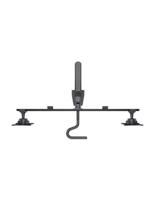 MULTIBRACKETS 6355 Gelenkige Tischhalterung Multibrackets Gas Lift Arm w. Duo Crossbar - 2 Bildschirme von 15 -28  VESA Max 10