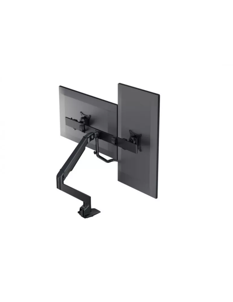 MULTIBRACKETS 6355 Gelenkige Tischhalterung Multibrackets Gas Lift Arm w. Duo Crossbar - 2 Bildschirme von 15 -28  VESA Max 10