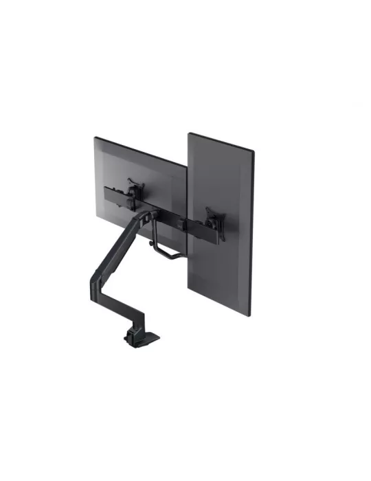 MULTIBRACKETS 6355 Gelenkige Tischhalterung Multibrackets Gas Lift Arm w. Duo Crossbar - 2 Bildschirme von 15 -28  VESA Max 10