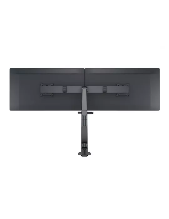 MULTIBRACKETS 6355 Articulating table support Multibrackets Gas Lift Arm w. Duo Crossbar - 2 screens 15 - 28  VESA Max 100x100
