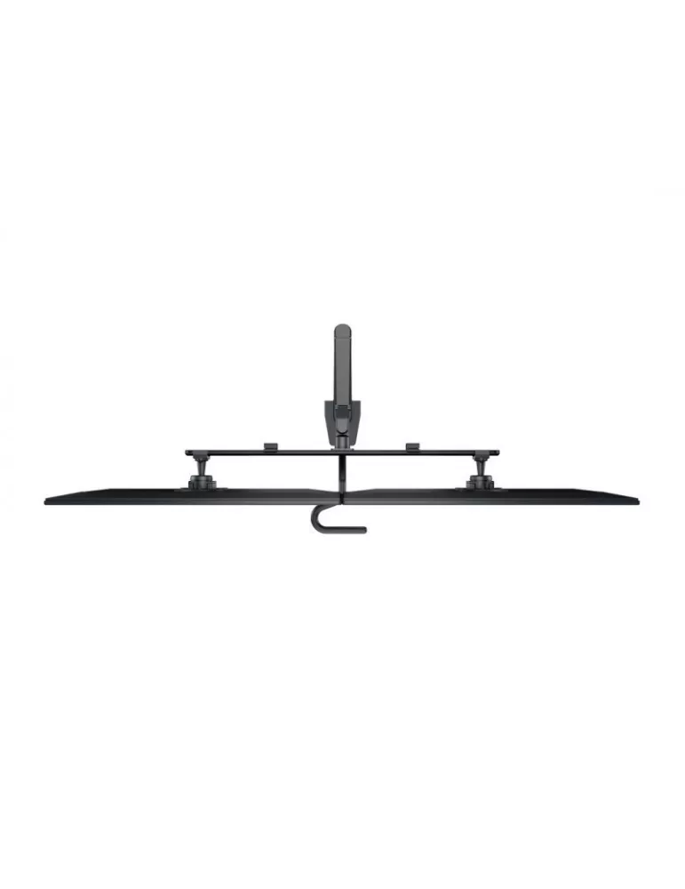 MULTIBRACKETS 6355 Gelenkige Tischhalterung Multibrackets Gas Lift Arm w. Duo Crossbar - 2 Bildschirme von 15 -28  VESA Max 10