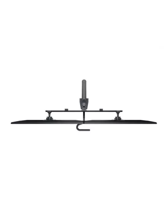 MULTIBRACKETS 6355 Articulating table support Multibrackets Gas Lift Arm w. Duo Crossbar - 2 screens 15 - 28  VESA Max 100x100