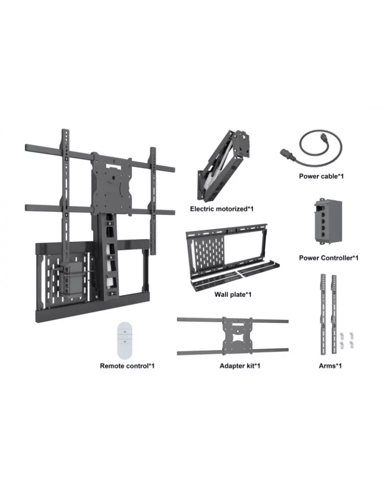 MULTIBRACKETS 0495 Motorized articulated wall mount Multibrackets FlexArm Full-motion Ref. MULTIBRACKETS MUL0495 | MusicGoodDe