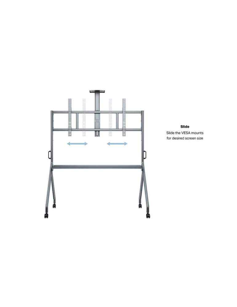 MULTIRACKETS 4189 Soporte móvil visioconférence Multibrackets Colaboración FLoorstand 75  -100   VESA Máx 1200x600 MULTIBRACKE