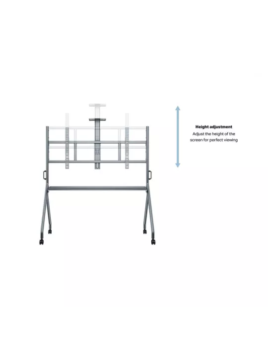 MULTIRACKETS 4189 Soporte móvil visioconférence Multibrackets Colaboración FLoorstand 75  -100   VESA Máx 1200x600 MULTIBRACKE