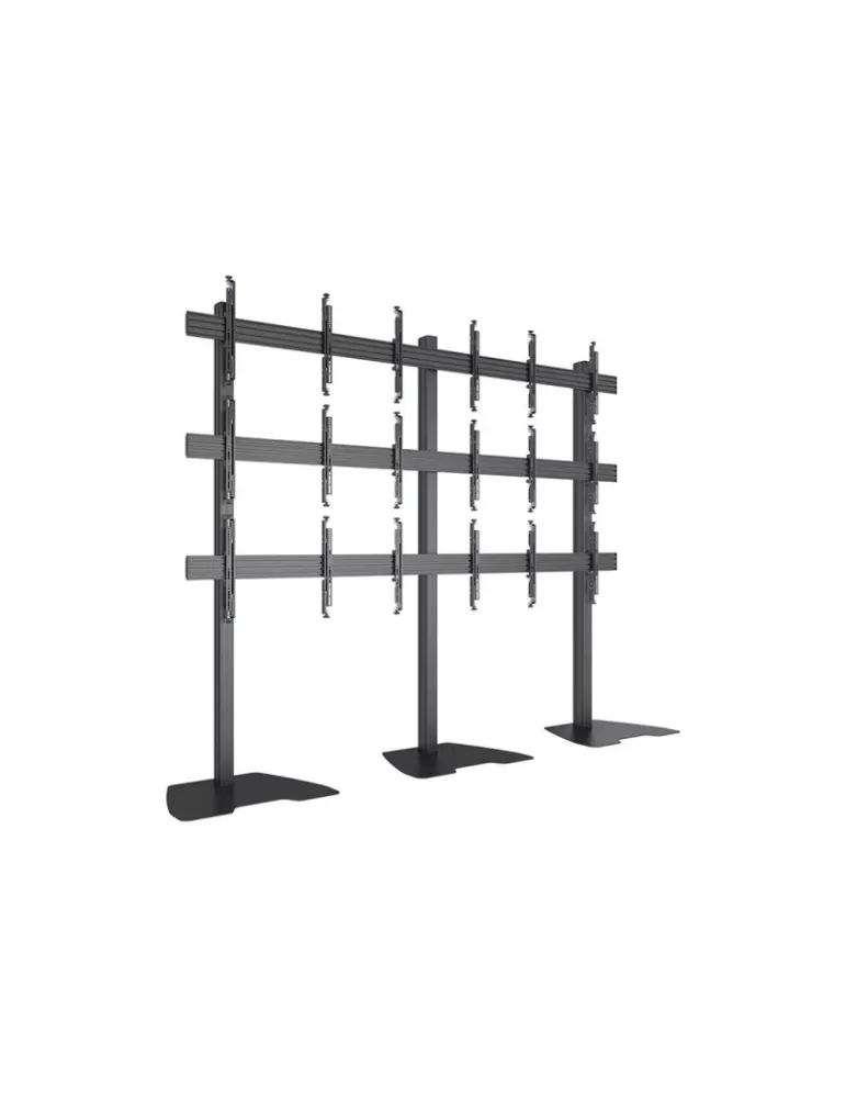 MULTIPISTA 3533 MBF3x3U 300 Soporte de suelo microajustable para videowall Ref  MULTIBRACKETS MUL3533 | MusicGoodDeal