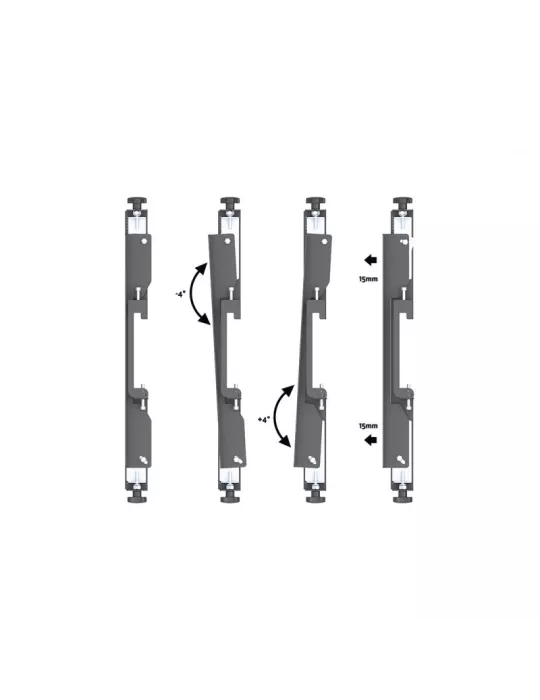 MULTIBRACKETS 3533 Floor support videowall MBF3x3U 300 microadjustable Ref  MULTIBRACKETS MUL3533 | MusicGoodDeal