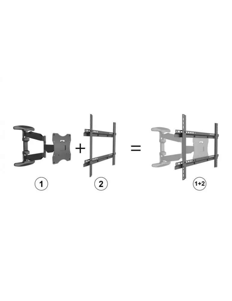 MULTIBRACKETS 5204 VESA 600x400 ou 400x600 optionnel pour support mobile BASIC REF: