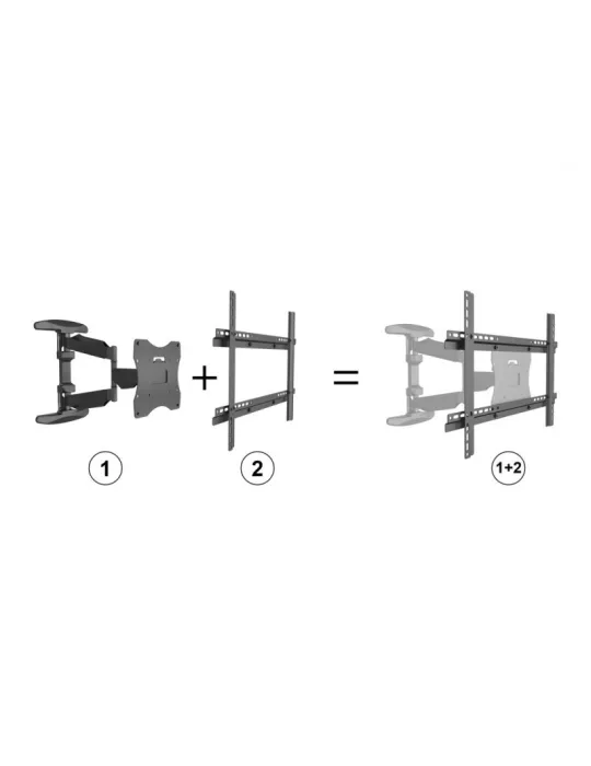 MULTIBRACKETS 5204 VESA 600x400 ou 400x600 optionnel pour support mobile BASIC REF: