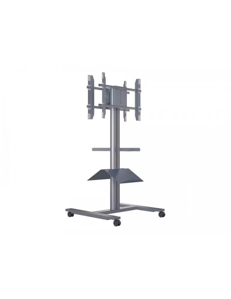 MULTIBRACKETS 5990 Support mobile 2 Ecrans dos à dos Multibrackets Public Display Stand 180 HD Back to Back Silver - écran 55"-