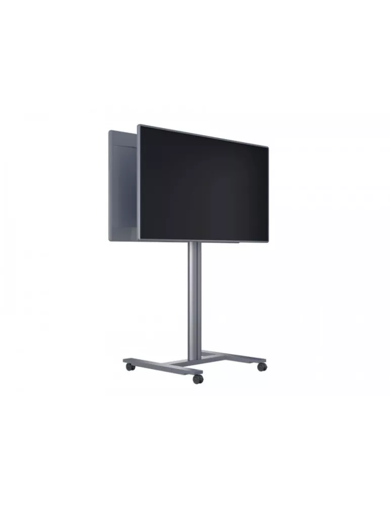 MULTIBRACKETS 5990 Support mobile 2 Ecrans dos à dos Multibrackets Public Display Stand 180 HD Back to Back Silver - écran 55"-