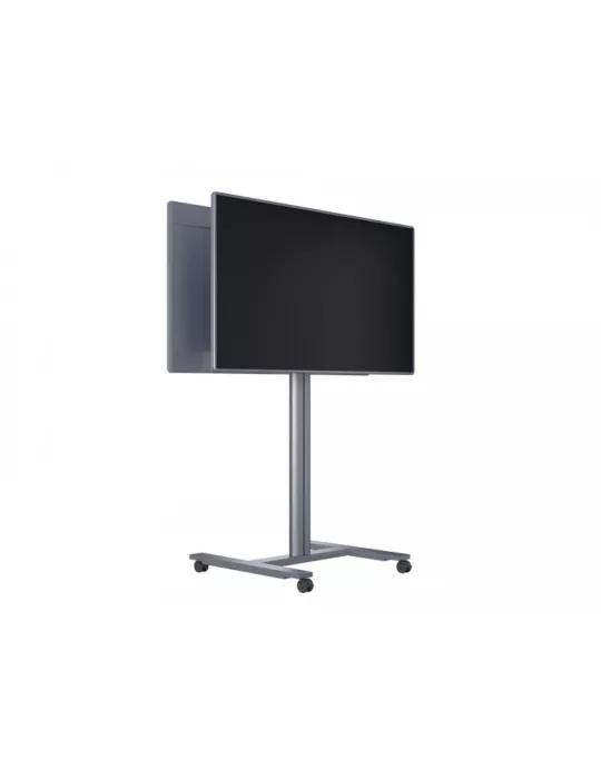 MULTIBRACKETS 5990 Mobile Halterung 2 Bildschirme Rücken an Rücken Multibrackets Public Display Stand 180 HD Back to Back Silb