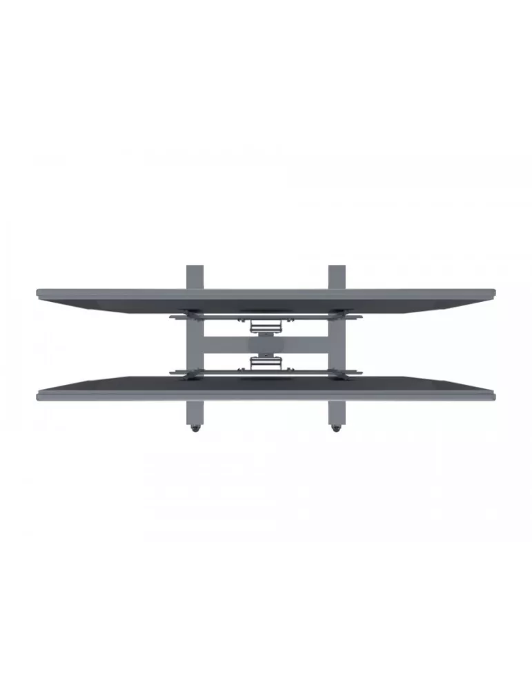MULTIBRACKETS 5990 Support mobile 2 Ecrans dos à dos Multibrackets Public Display Stand 180 HD Back to Back Silver - écran 55"-